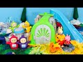 Teletubbies House FRIENDS VISIT Peppa Pig Rebecca Rabbit Daniel Tiger Learning Animal Rights