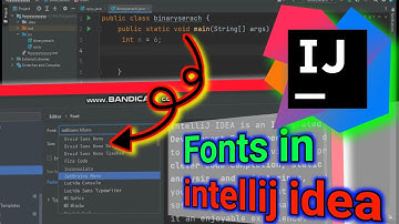 Change Fonts in Intellij Idea #intellijidea