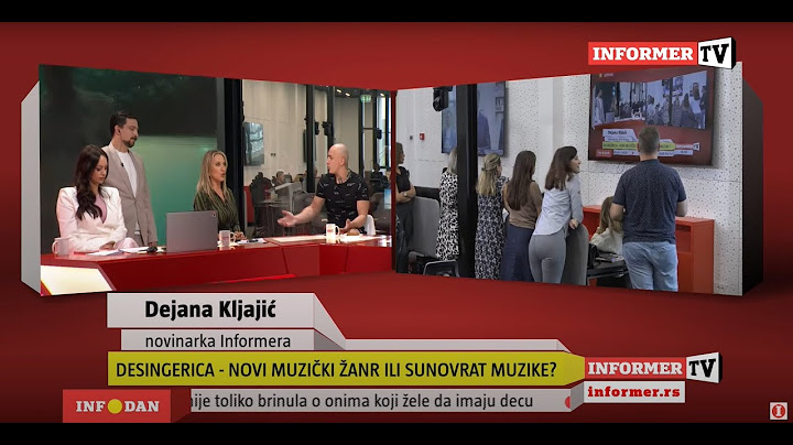 INFO DAN - Haos u studiju Informer TV: Desingerica u žestokom okršaju s novinarima