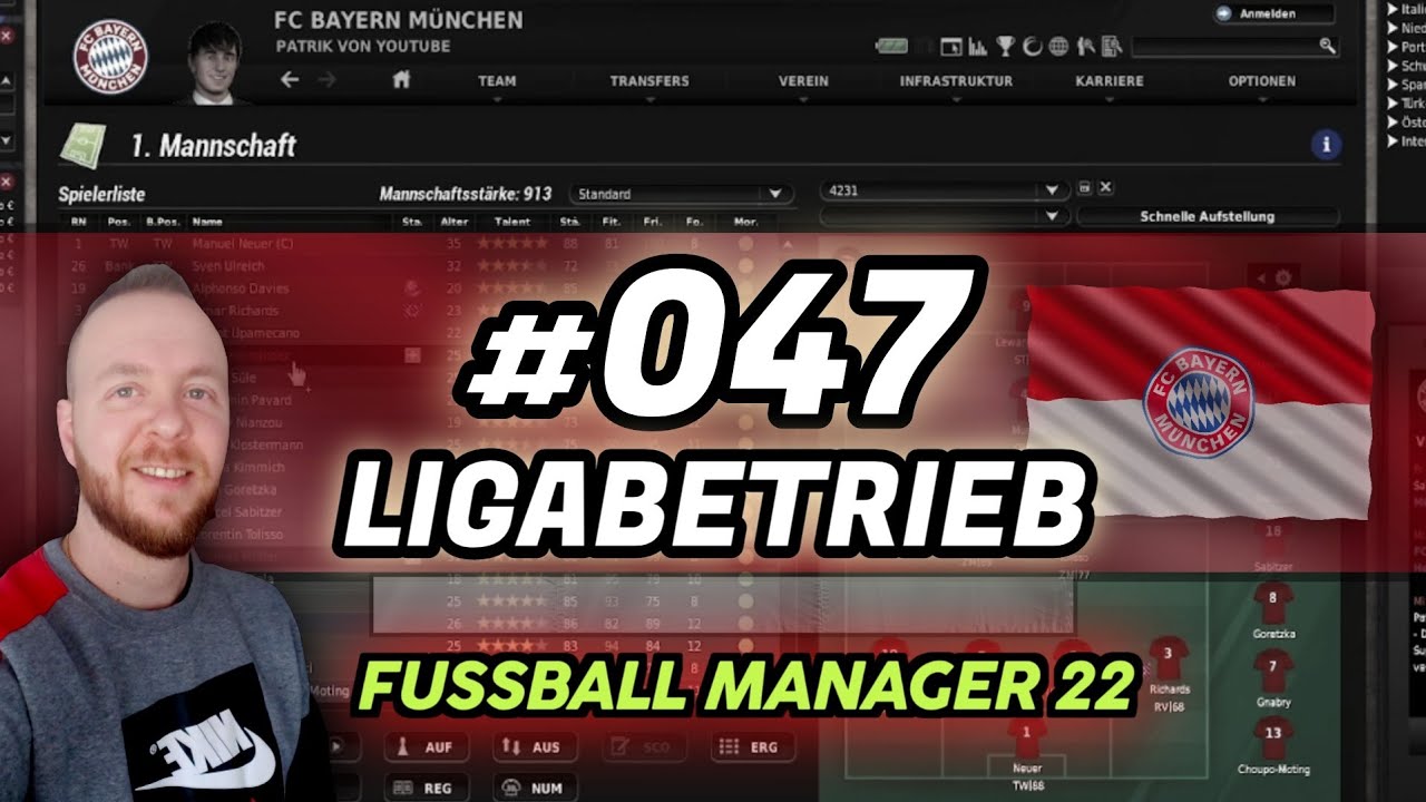 Lets Play Fussball Manager 22 - Karriere 1 #47 - SIEBERT im KADER !