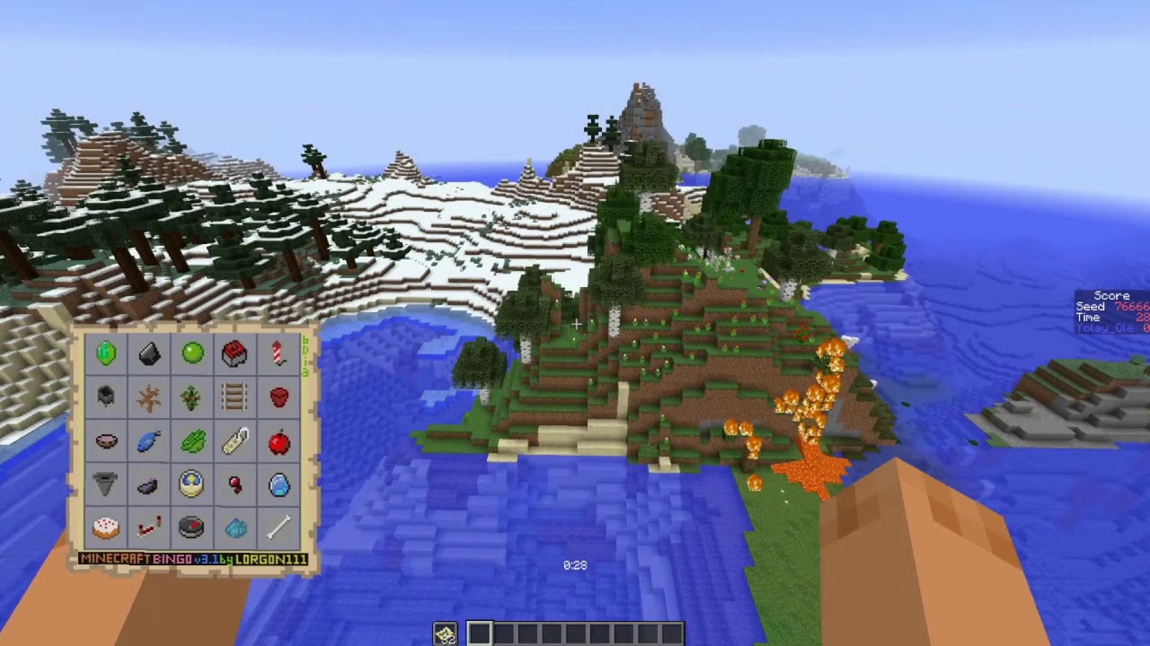 Minecraft Bingo Seeds for the week of Jan 24, 2020