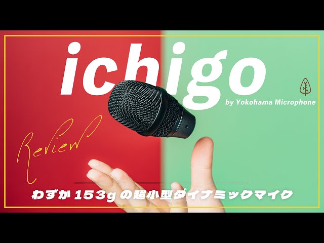 Yokohama Microphone】グリル部分のみの不思議なマイク「ichigo」を