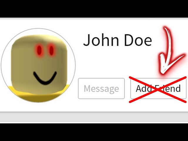 NÃO ADICIONE JOHN DOE COMO AMIGO NO ROBLOX ! (CASO REAL) 