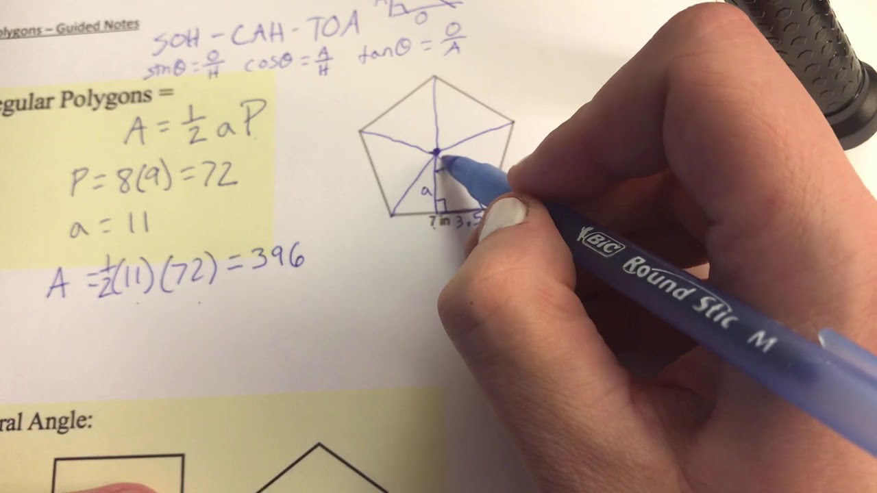Geometry- Area of Polygons- Part 1 - YouTube