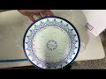 10613 - Glass Passover plate