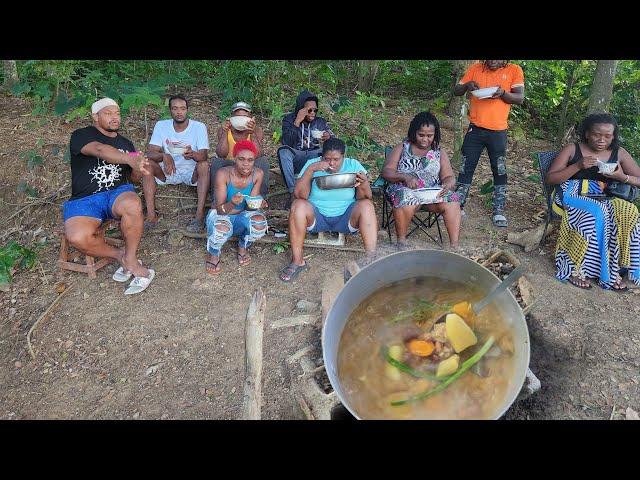 Red Peas Soup With| Cow Skin, Beef & Chicken Real Jamaica Style class=