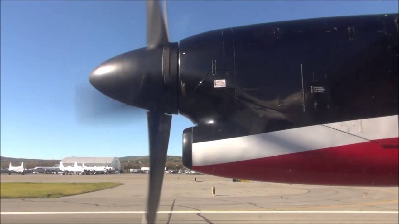 Flying from Fairbanks to Anchorage by Rvan Alaska Dash 8-100 - YouTube