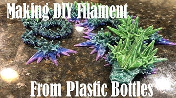 Making 3D Printer Filament from Recycled PET Plastic Bottles - The 