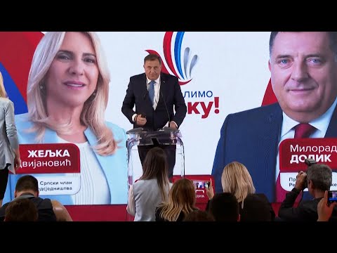 ميلوراد دوديك يعلن فوزه في انتخابات صرب البوسنة