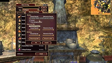 EQ2 Crafting Bot, Crafting Window Setup