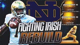 NOTRE DAME Rebuild -- Brandon Wimbush Becomes Greatest College QB EVER! | NCAA Football 14 Rebuild