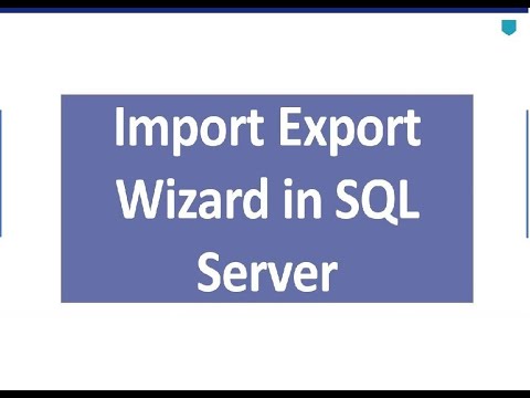 sql server import and export wizard | SQL Server Management Studio | SQL