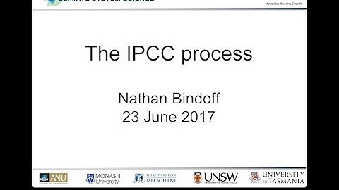 The IPCC process (Nathan Bindoff)