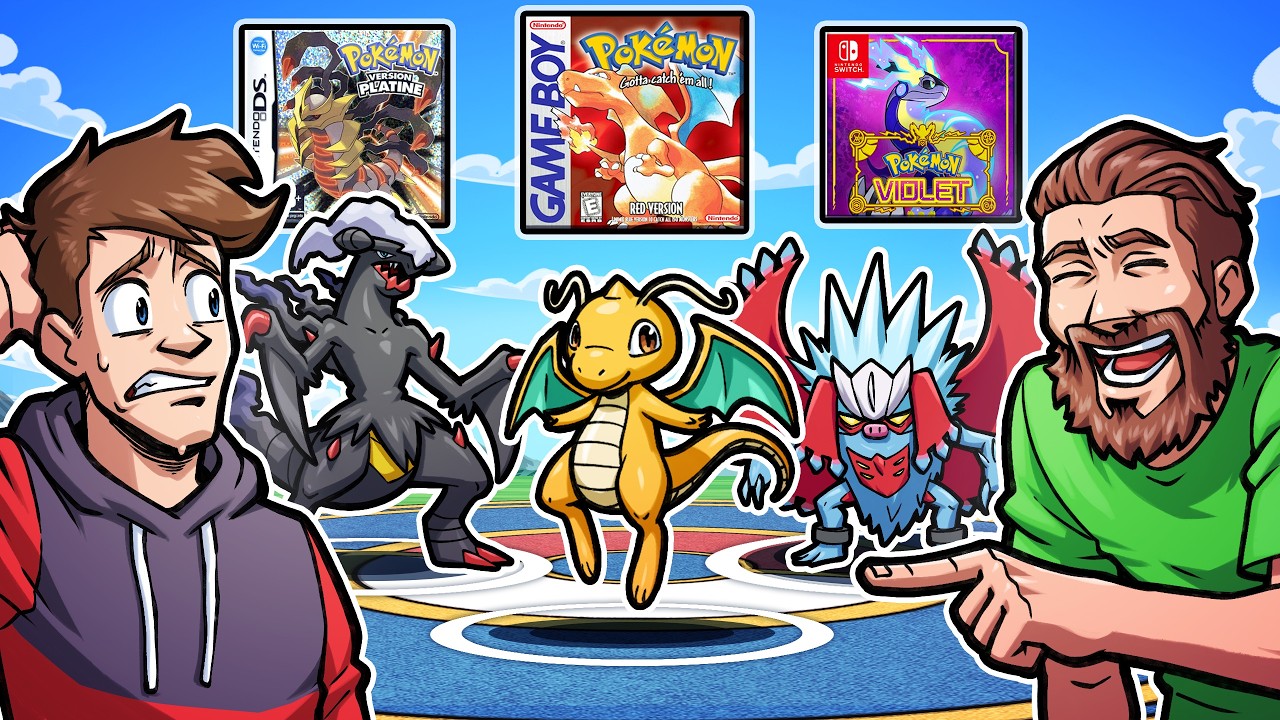 Choose Your Pokemon For EVERY Game, Then FUSE Them Together!