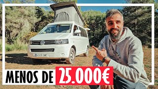 ✅Más BARATA que una California | Furgoneta Volkswagen Caravelle con cama de techo [VW T5 camper 4x4]