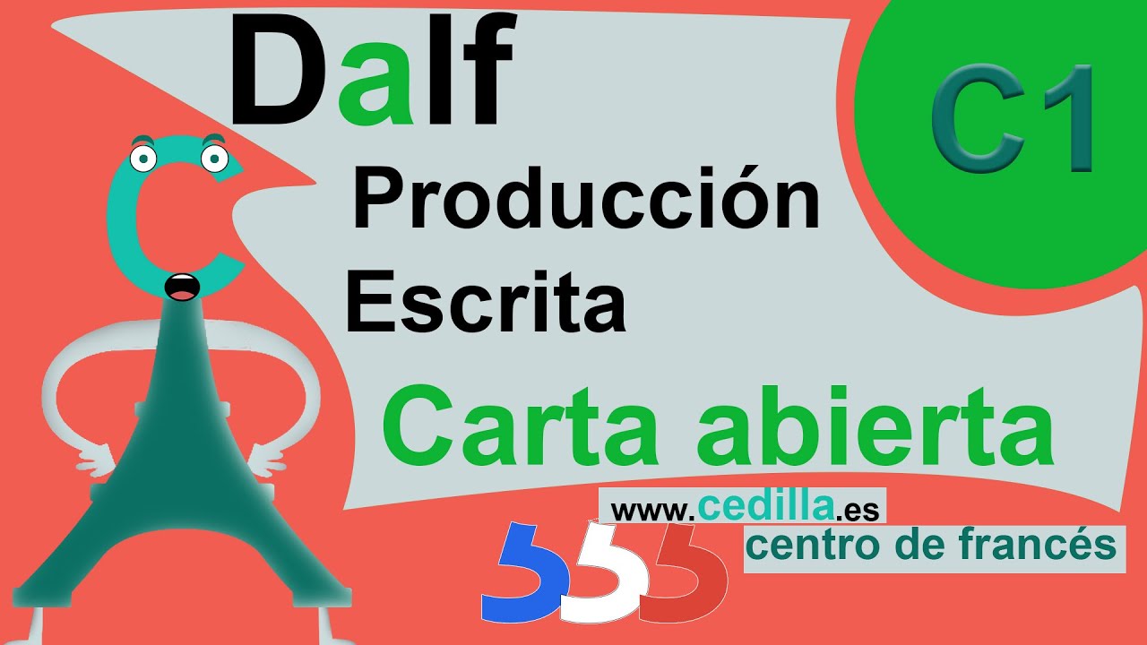 Dalf C1 en francés produccion escrita 8/8 Lettre ouverte ABIERTA: francés España