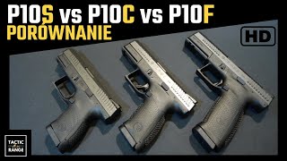 CZ P10S vs P10C vs P10F | Porównanie | + Glock 19 Gen 5 i KAHR  K9