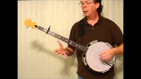 Bluegrass style on a 4 string banjo - Jay Smith