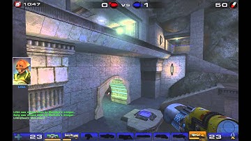 Unreal Tournament 2004 "Godlike" maxed graphics 4K / 2160p Walkthrough PART 16 - Twin Tombs (CTF)