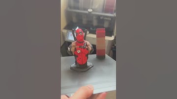3D Printed Deadpool ⚔️ #3dprinting #bambulabs #deadpool