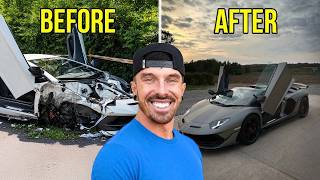FULL BUILD - REBUILDING A WRECKED LAMBORGHINI SVJ
