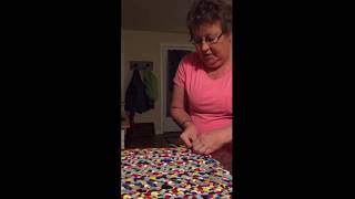 HOW TO MAKE A BRAIDED NOSEW RAG RUG: Rectangular Four Strand Rag Rug by Laurie Oladele