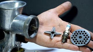I Sharpen A Meat Grinder In 30 Seconds. Tool For Sharpening A Meat Grinder.