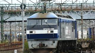 2019/10/26  JR貨物 西浜松に到着する7090列車と出発する5073列車