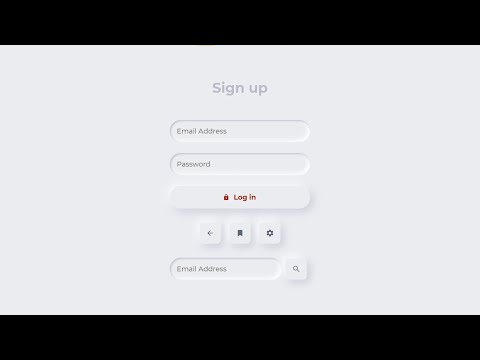 Neomorphic form using HTML & CSS [ Source Code ]
