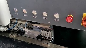 Five Heads of JYL-A5-1 Computer Full Automatic Punching Machine apply on belt