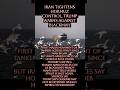 Iran tightens Hormuz control, Trump warns against 'blackmail' l #shorts #worldnews #sborts
