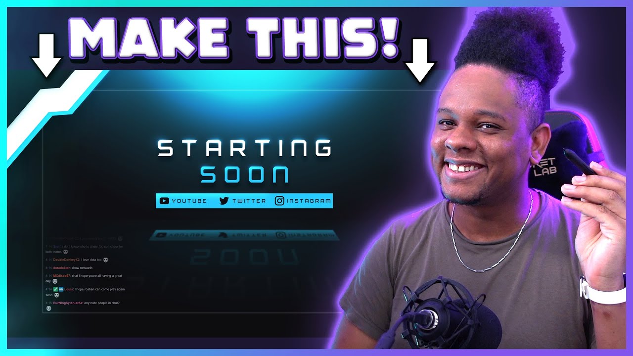 Make you a twitch overlay by Motioonnz