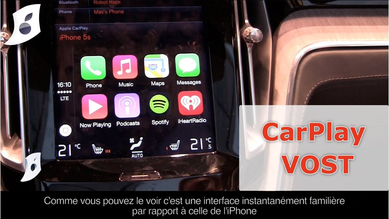 Démo complète de CarPlay au Salon de l'Auto de Genève YouTube