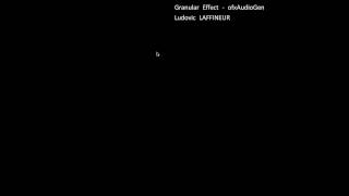 ofxGranulate -  Microphone