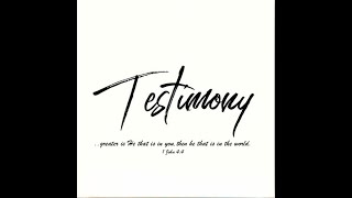 My Testimony