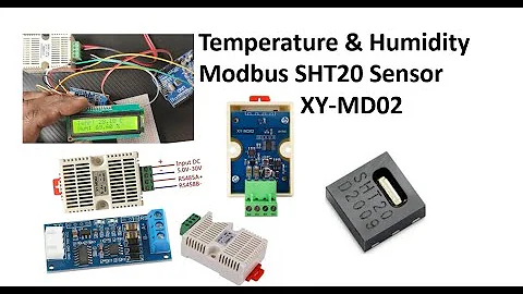 Temperature and Humidity RS485 Modbus SHT20 Sensor XY-MD02