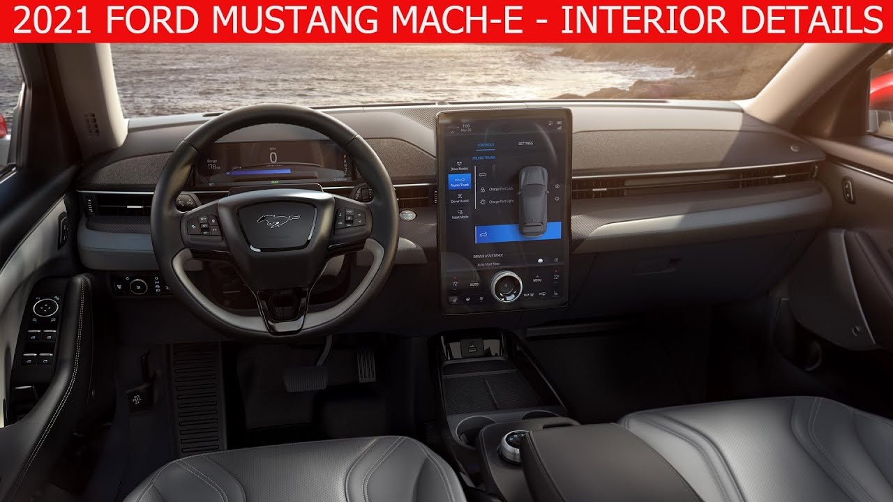 21 Ford Mustang Mach E Interior Details Youtube
