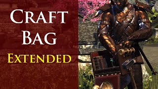 Langskomen wol Let op Craft Bag Extended : Bags, Bank, Inventory : Elder Scrolls Online AddOns