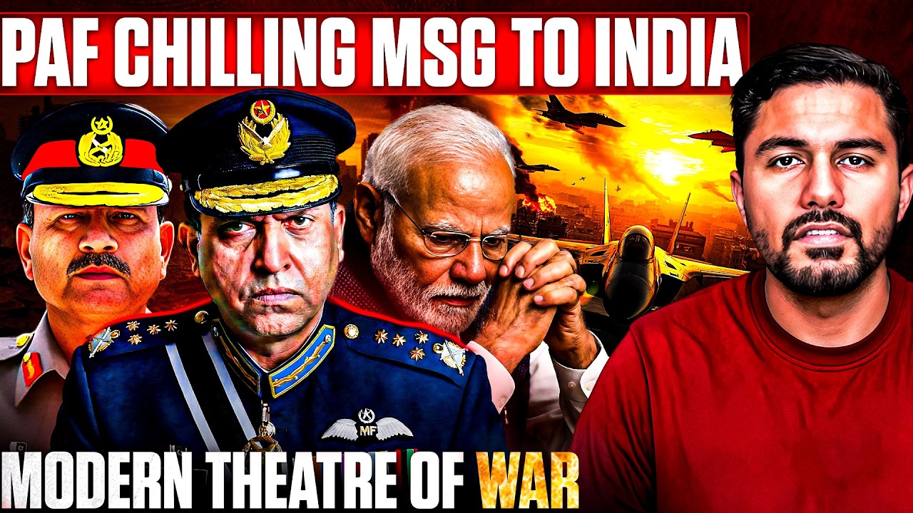 Pak Air Force Chief CHILLING WARNING TO India on Modern Theatre of Warfare