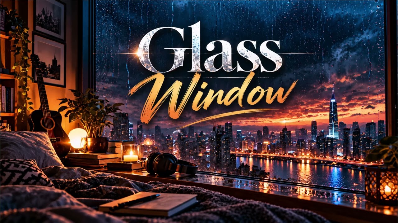 Glass Window – Rainy City Nights | Melodic Trap Instrumental | Copyright Free Music