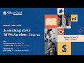 Handling Your MFA Student Loans