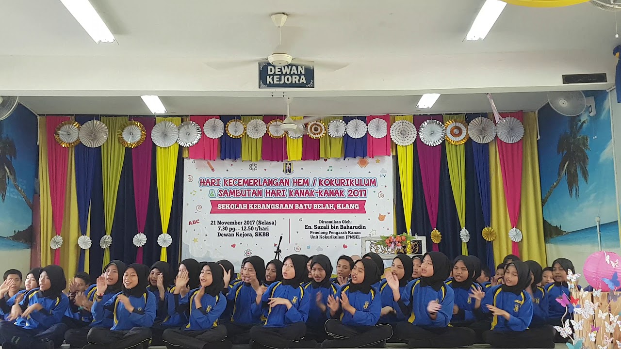 Persembahan Lagu Rakyat Anak2 Tahun 6 Sk Batu Belah 2017 Youtube