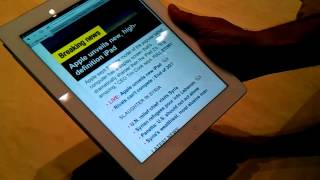 New iPad demo