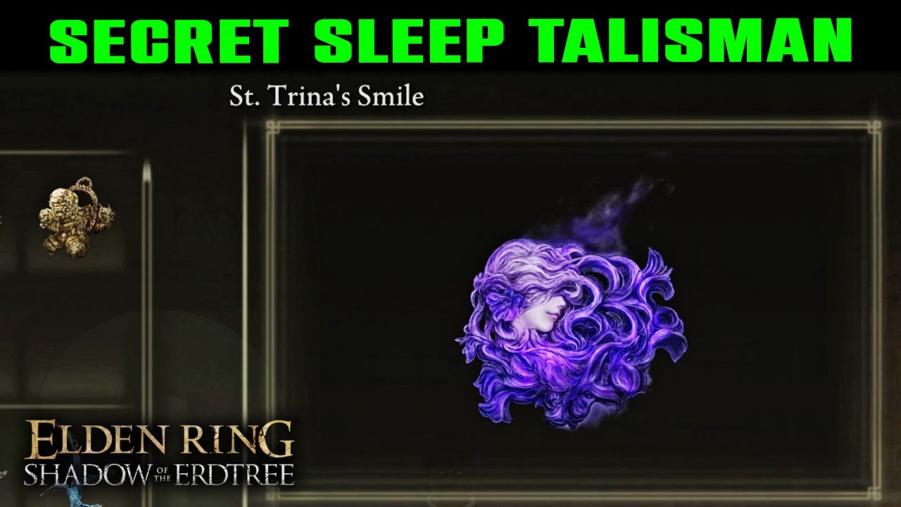 NEW Secret SLEEP Talisman: ST. TRINA'S SMILE Talisman Location Guide