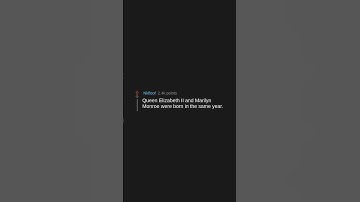 What are two historical events most people don