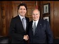 His highness the aga khan meets prime minister trudeau