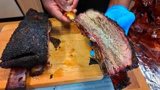 Smoked Beef Plate Ribs on a Drum Smoker | Dino Ribs