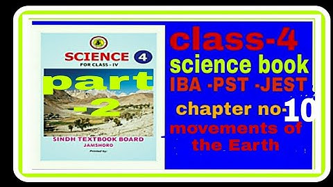 # science  class -4 # chapter -10#mcqs # sindh text book