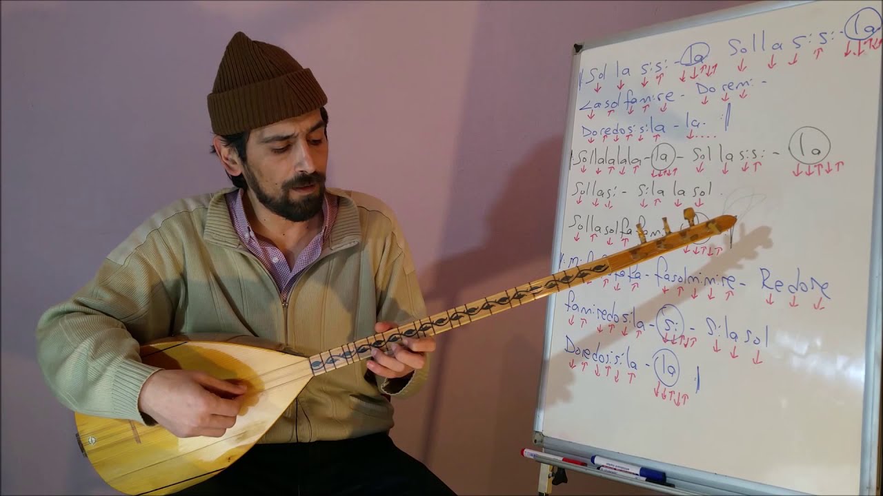 Fikrimin İnce Gülü Uzun Sap Bağlama Solfej Dersi - Ahmet SARI