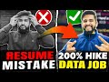 Top 3 Resume Mistakes That Get You Rejected ❌ | Fix These to Get Shortlisted for Data Jobs in 2025